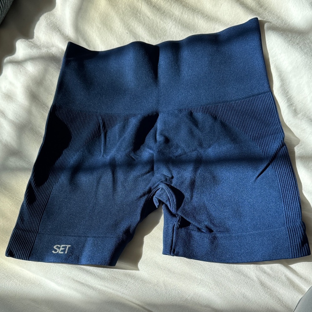 SET Active Deep Blue Bike Shorts